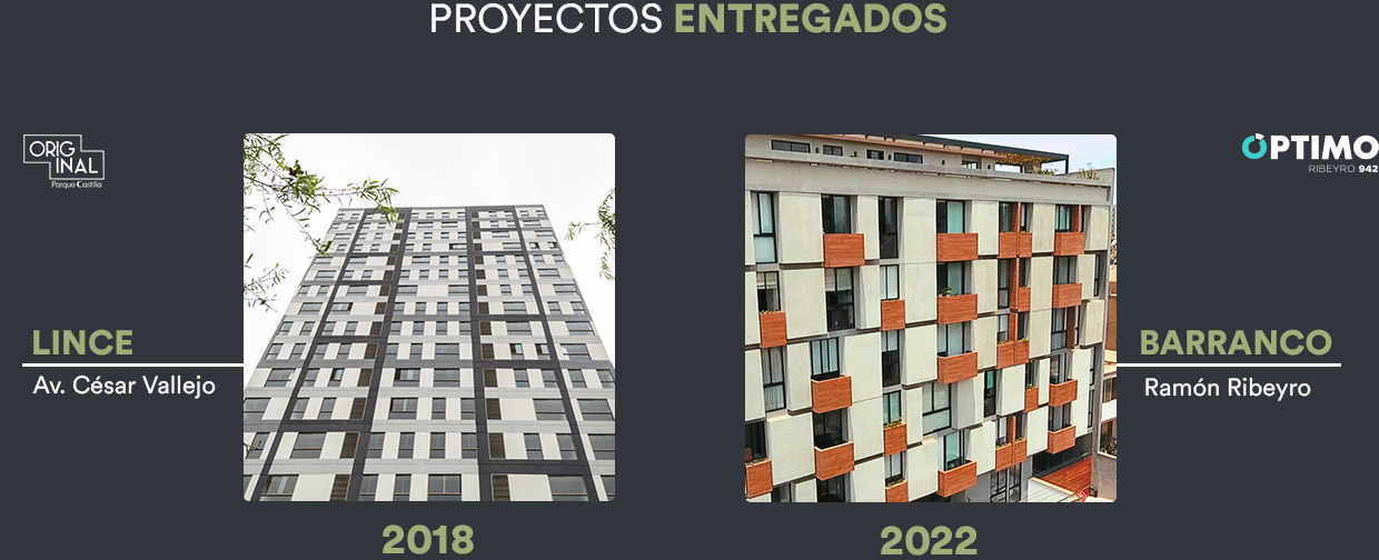 poryectos entregados